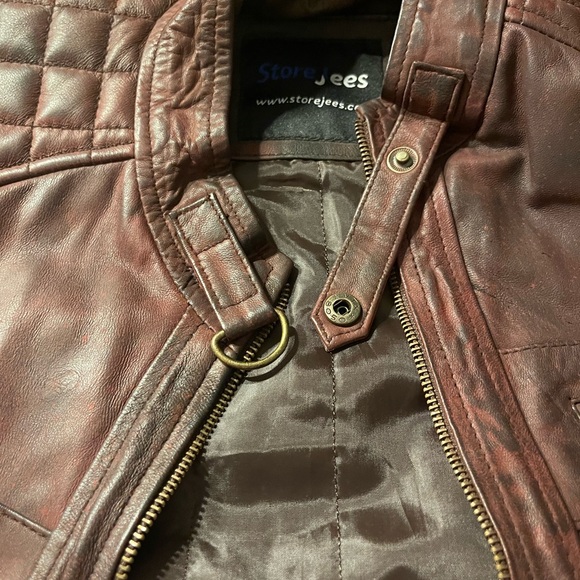 Storejees lamb skin jacket - Picture 8 of 12